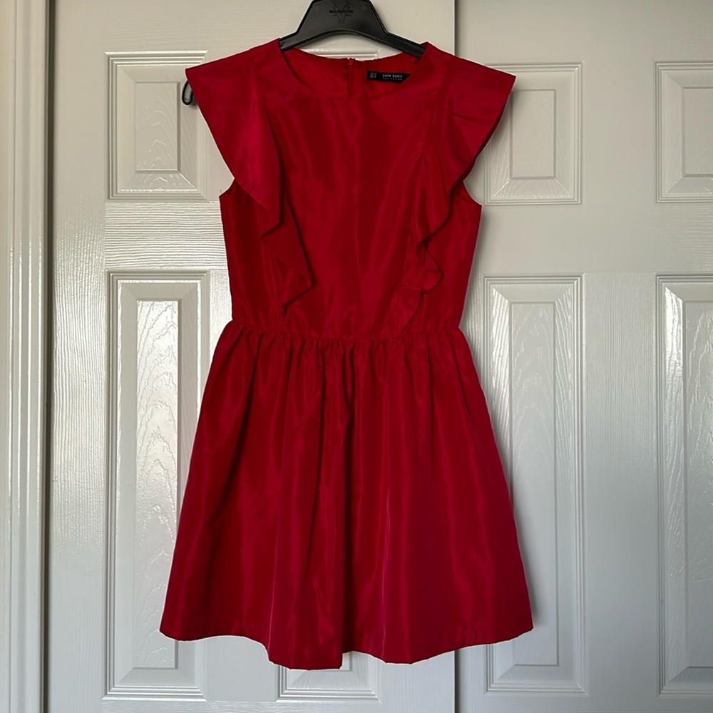 Zara red dress